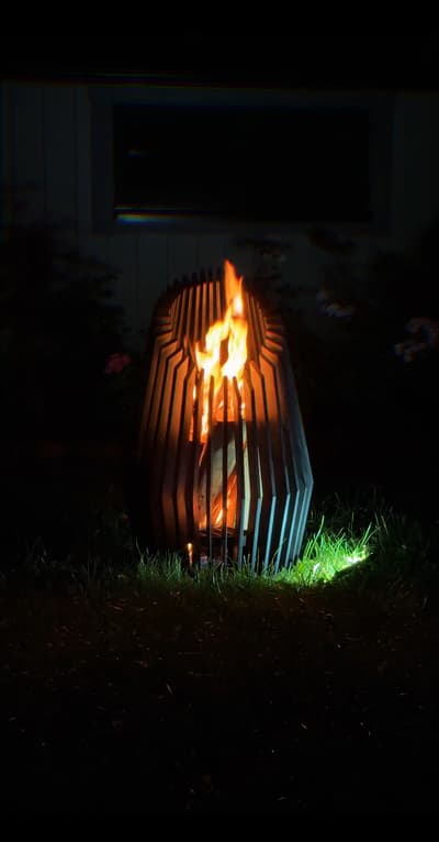 STALUMO Garden Fire Pit – Handcrafted from Premium Steel