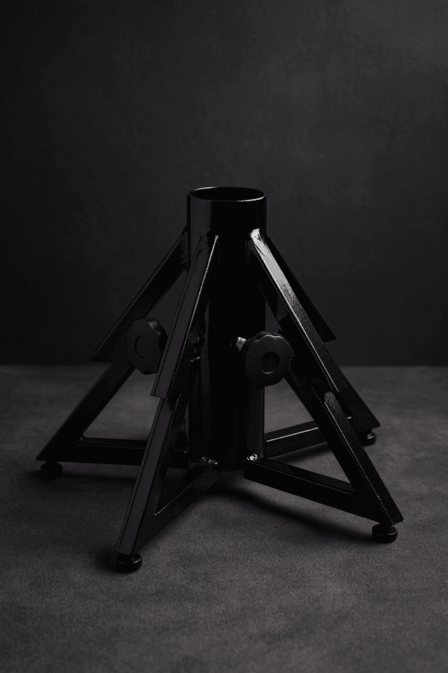 Stalumo Premium – Christmas Tree Stand Tree – Black – Small